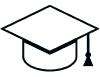 Ícone de de um chapéu de formando