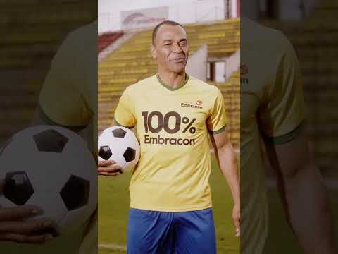 Oscar e Cafu com a Embracon